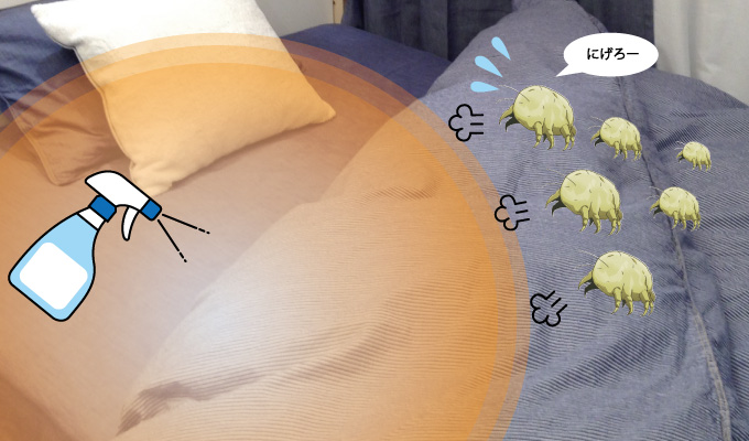 ダニを寄せ付けない（忌避）タイプ